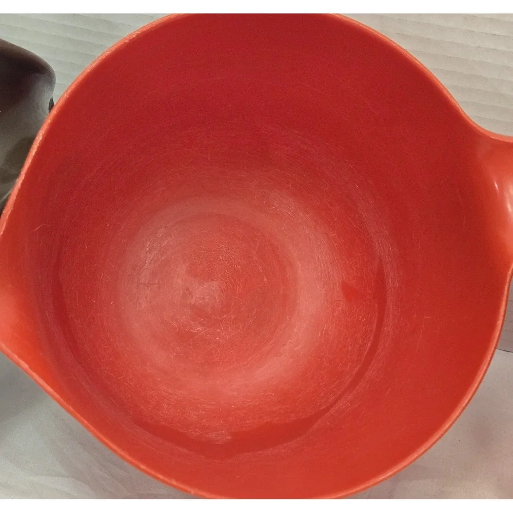 Vtg Rubbermaid Grip-N-Mix Nesting Bowls Lot 4 Autumn Gradient 70s 2663 2661 3504
